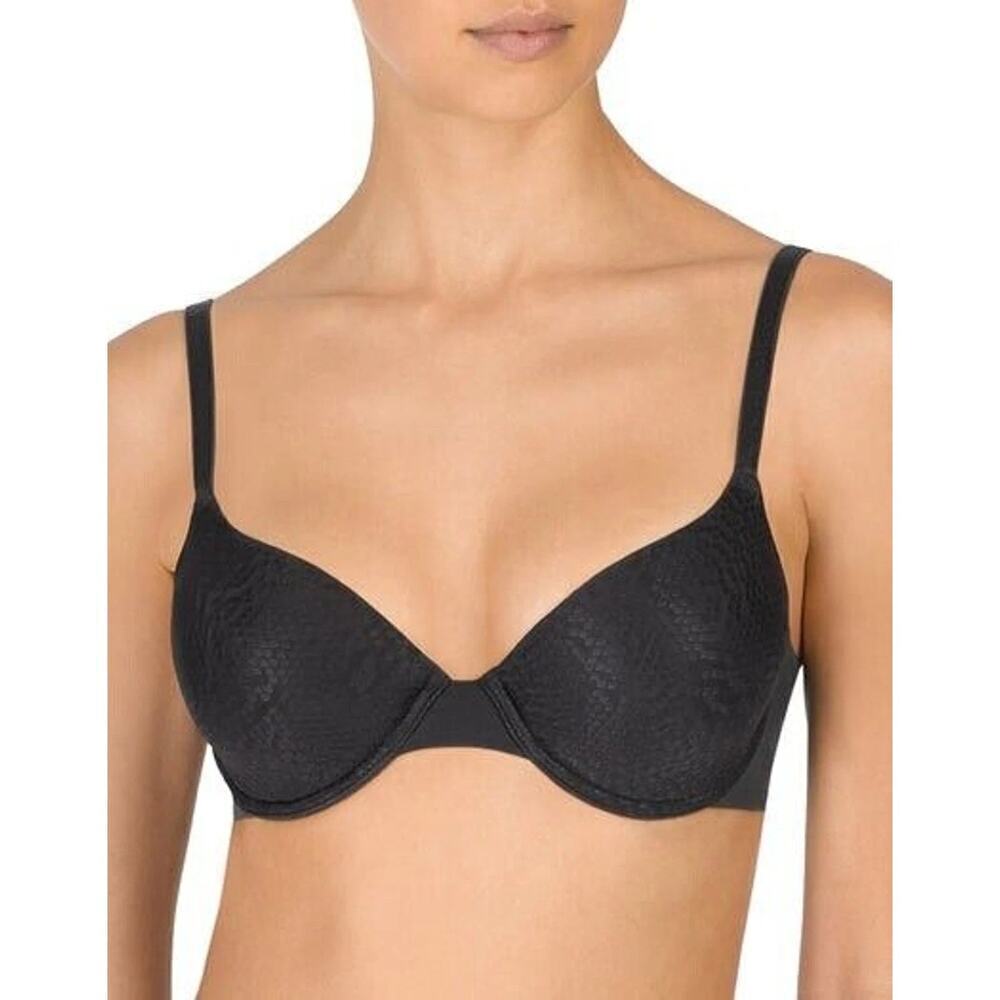 Natori Conform Bra Full Fit Memory Contour Convertible Underwired Black 34DD
